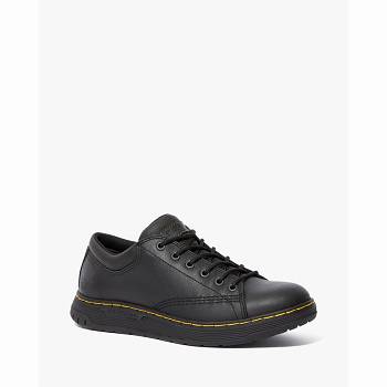 Dr Martens Férfi Maltby Slip Resistant Bőr Munkavédelmi Cipő Fekete